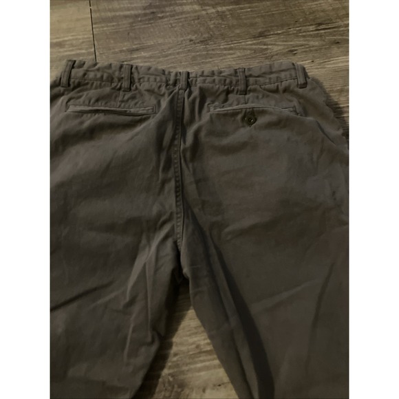 Taylor Stitch The Foundation Democratic Pants Brown Chino 34 Missing Button - Picture 7 of 10